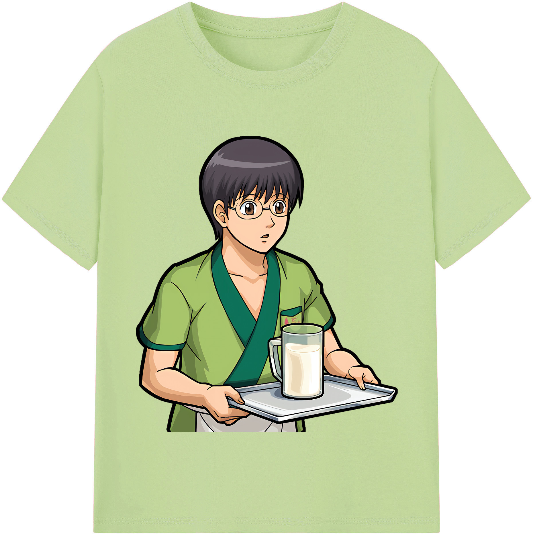 （画像用） ぎんたま 坂田銀時（さかたぎんとき） 神楽 志村新八（しむら しんぱち） GINTAMA Sakata Gintoki Kagura Shimura Shinpachi 綿100％半袖Tシャツ（フロントプリント）